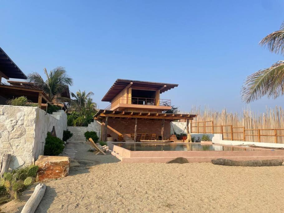 Increible Casa Frente A La Playa Villa Puerto Escondido  Exterior foto